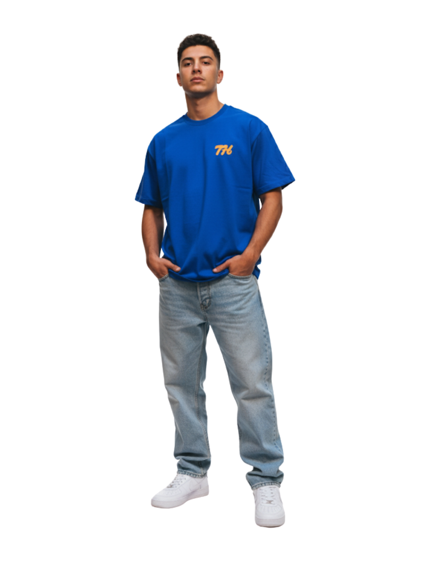 Royal Blue Oversized "Ocean Whisperer" T-shirt