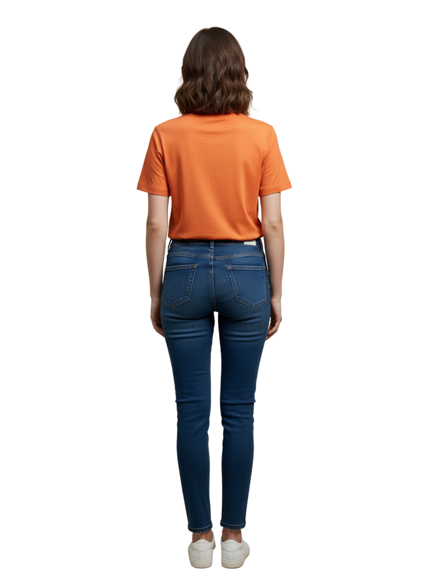 Orange "Quiet Observer" T-shirt