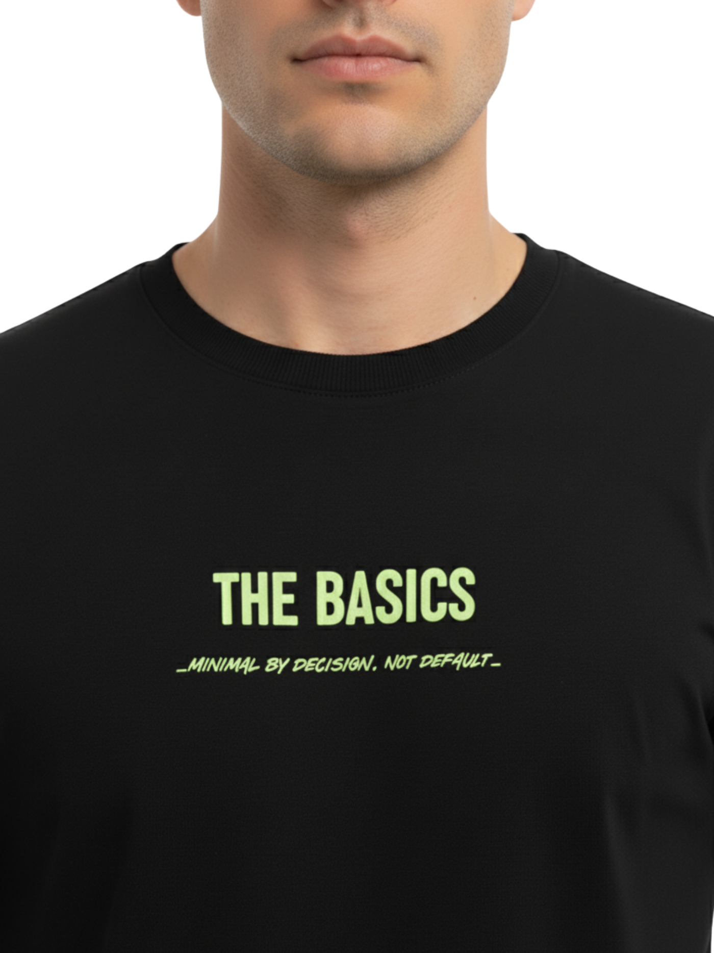 Black "Intentional Minimalist" T-shirt