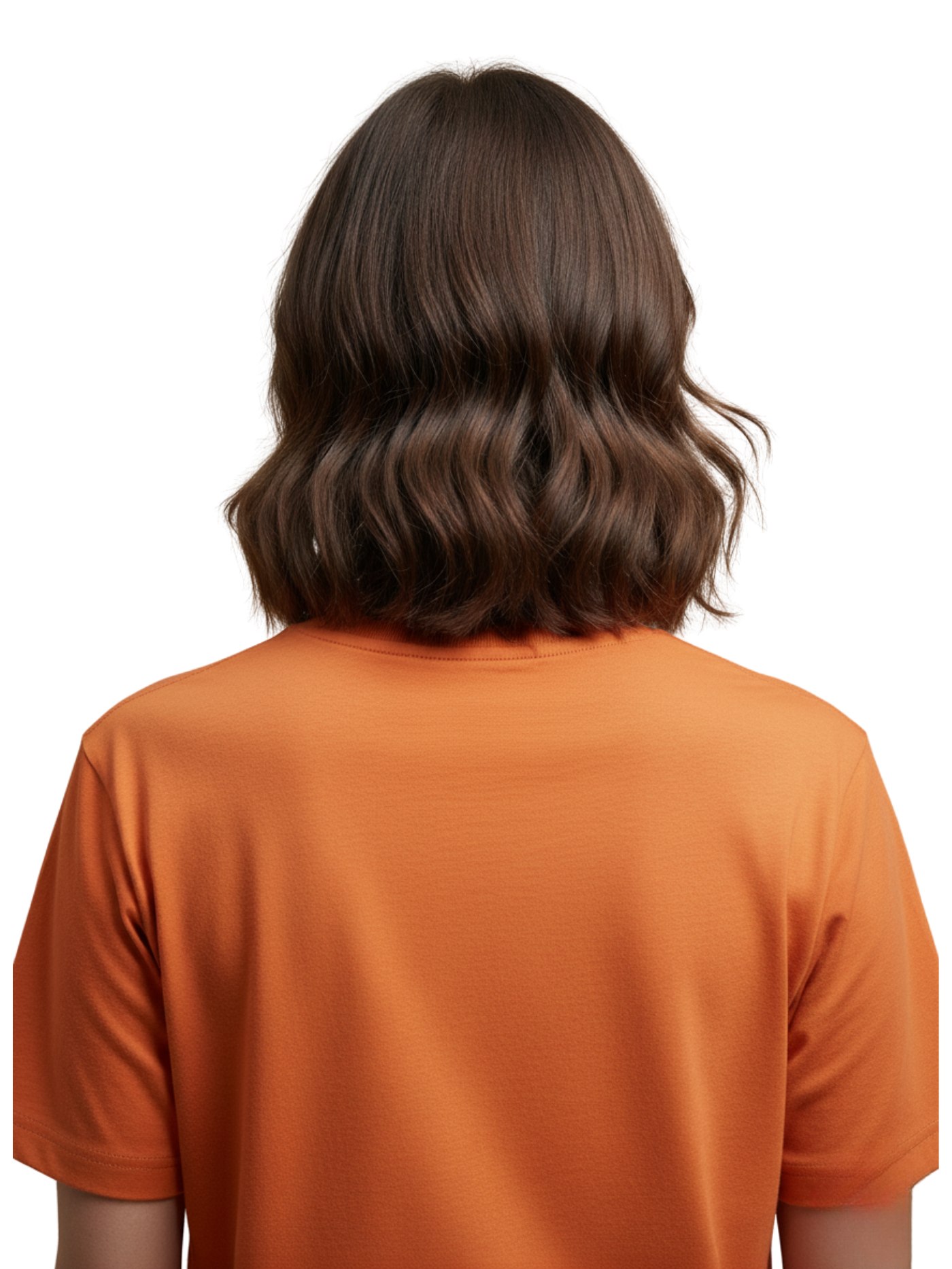 Orange "Quiet Observer" T-shirt
